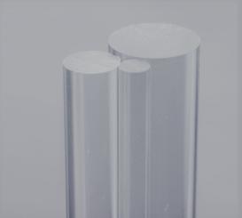 Acrylglas GS Rundstäbe farblos, 1000 mm Länge 