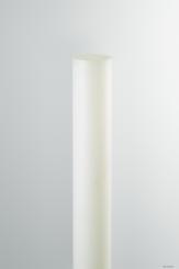 PVC Rundstäbe extrudiert weiß, Länge 2000 mm 