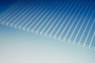 Plexiglas® Stegdreifachplatte S3P 16-24 farblos resist, no drop, 980 mm breit 