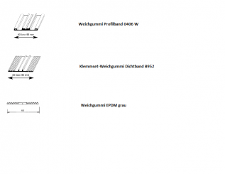 Weichgummi Profilband 