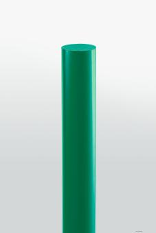 PE 1000 Rundstab grün, 2000 mm lang 