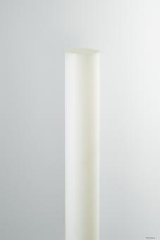 PVC Rundstäbe extrudiert weiß, Länge 2000 mm 