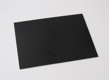 Polystyrol Platten schwarz matt 0,5 mm 