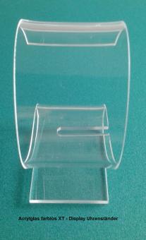 Uhrenständer / Uhrenhalterung aus Acrylglas 