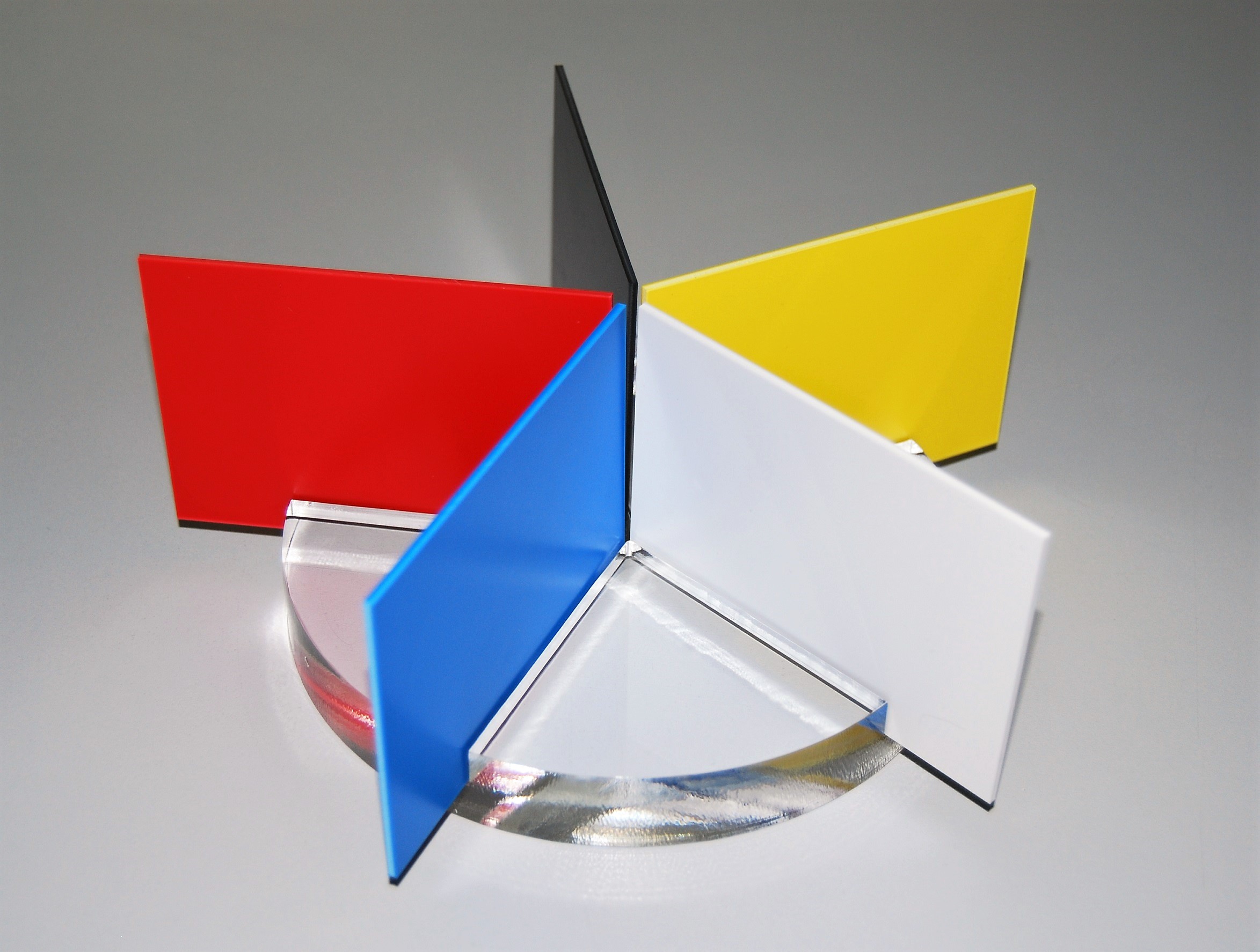 Kunststoffplatte farbig Polystyrol mit Schutzfolie